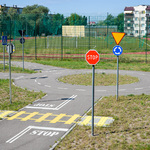 Miasteczko ruchu drogowego przy Szkole Podstawowej nr 47