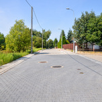 Ulica Kryształowa z nawierzchnią z kostki brukowej