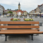 Ławka solarna na Rynku Kościuszki