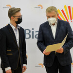 Laureat nagrody z Prezydentem Miasta Białystok.