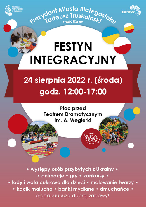 Plakat informacyjny w wersji ukraińskiej.