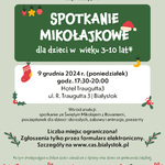 Plakat informujący o wydarzeniu w języku polskim